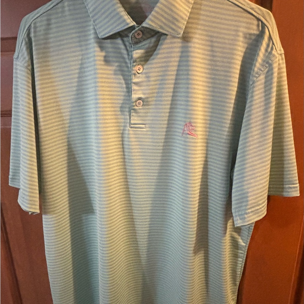 Rhoback Green Polo Shirt with Subtle Texture